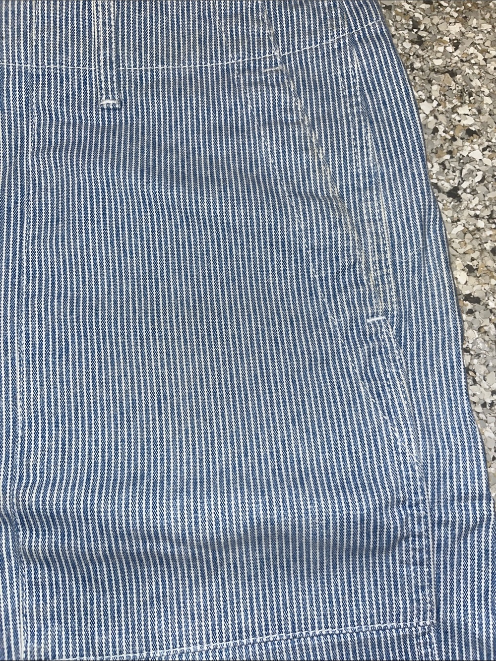 MENS GAP Blue Pinstripe Cotton Shorts
